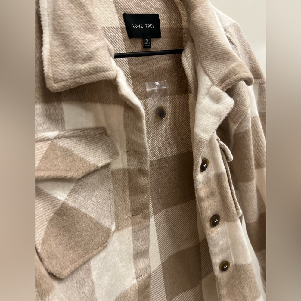 Cream NWT shacket